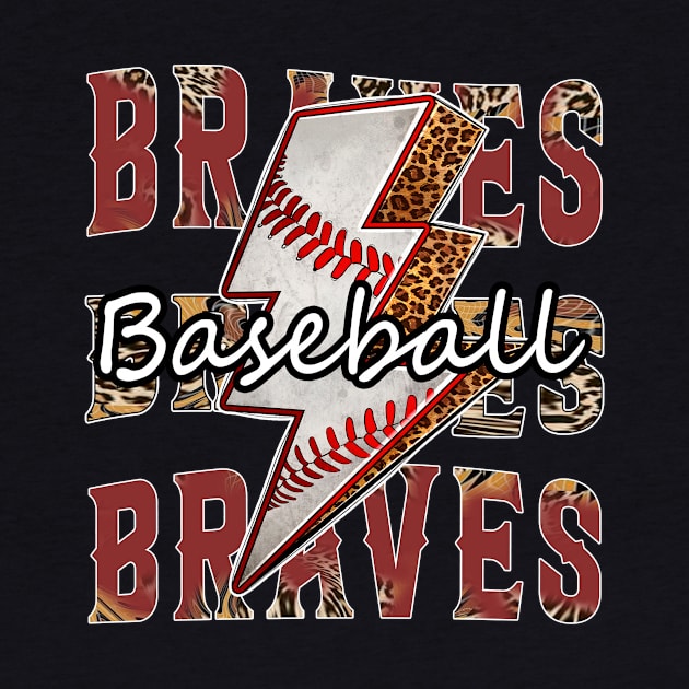 Graphic Baseball Braves Proud Name Team Vintage by WholesomeFood